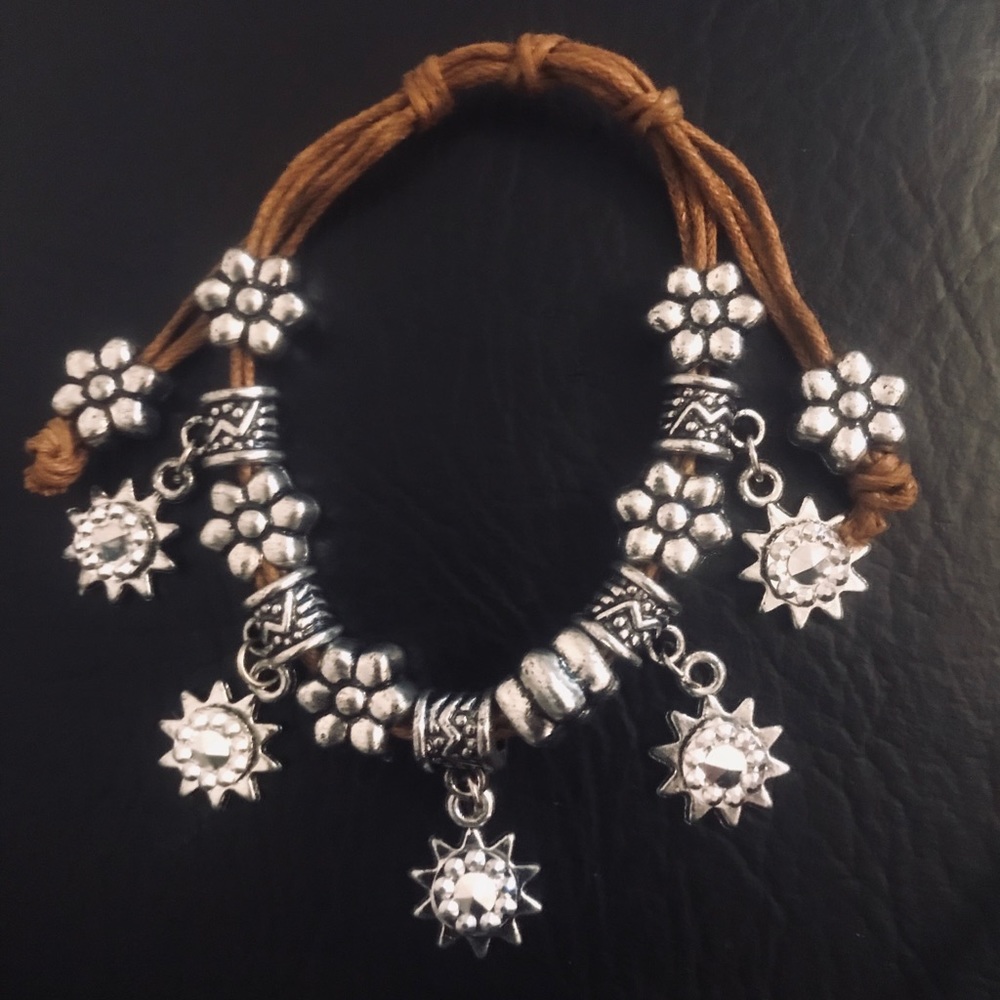 💗 Sun Sparkle Brown Bracelet 7”-8” NEW